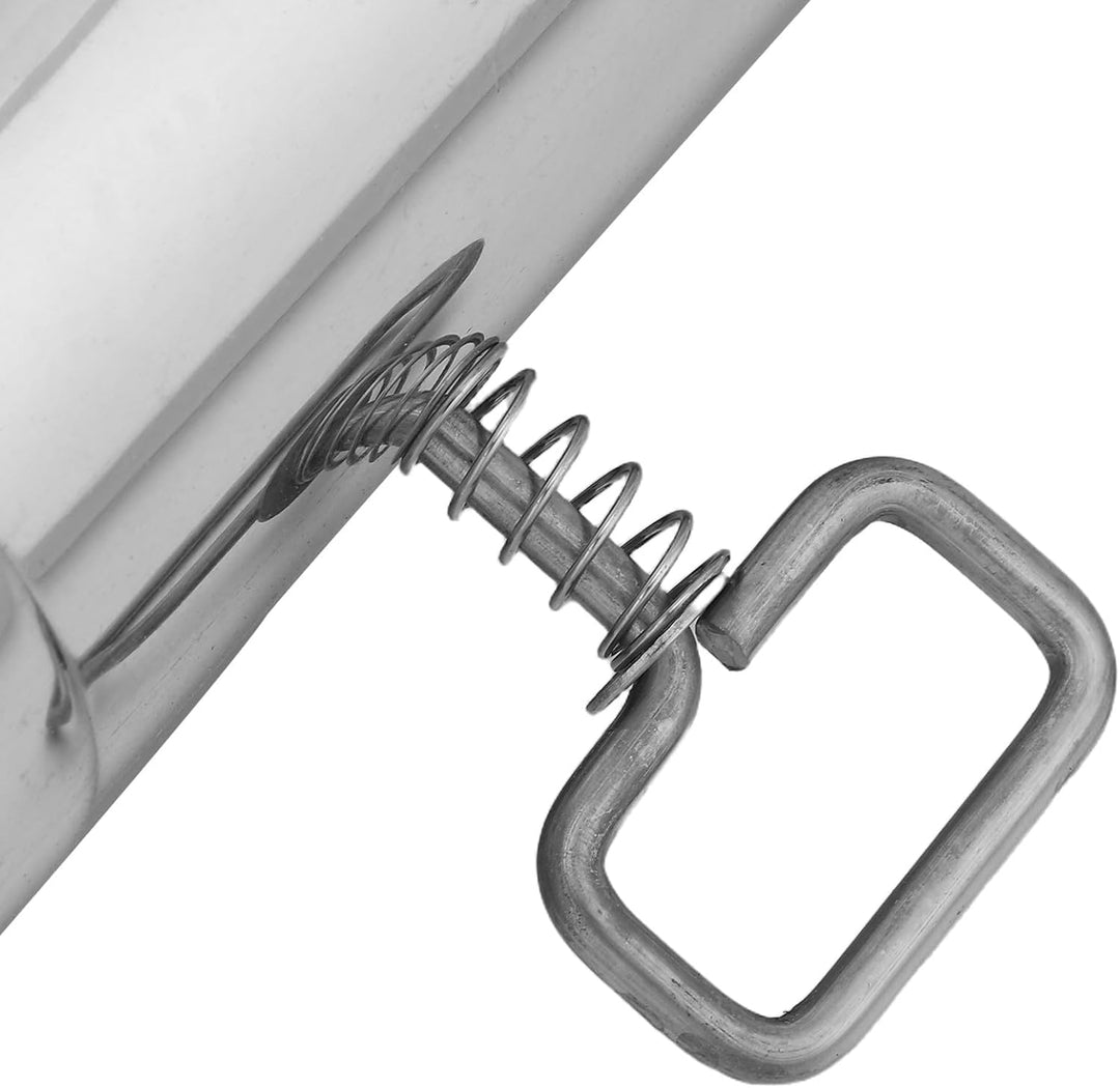 Supvox Ofenrohr mit Drosselklappe: 76 mm Edelstahl, verstellbares Kaminrohr für Campingzubehör