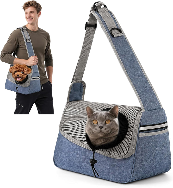 ALLSOPETS Hundetasche Tragetuch Hund Schultertasche Katzentragetasche Haustiere Tasche für Katzen un