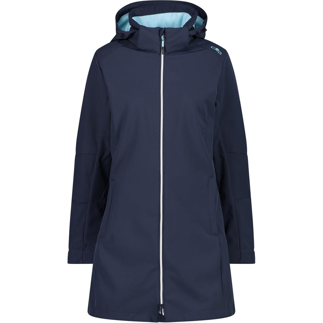 CMP Damen Damenparka mit Kapuze und Reissverschluss Softshell Parka