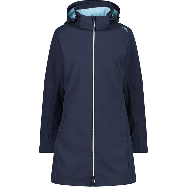CMP Damen Damenparka mit Kapuze und Reissverschluss Softshell Parka