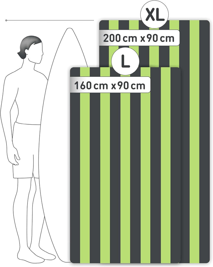 Fit-Flip Strandtuch XXL aus Mikrofaser - leicht und schnelltrocknend - 100% recyceltes Strandhandtuc