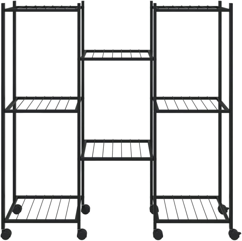 puraday 83x25x83,5 cm Blumenständer Metall Blumenständer Balkon Blumenständer Draussen Blumenständer