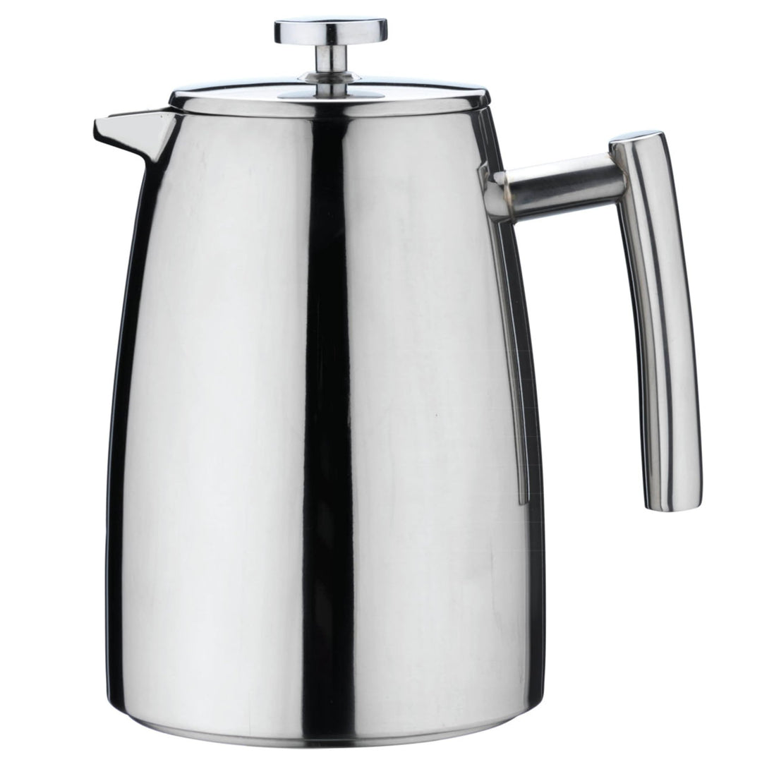 Café Stål Belmont Doppelwandiger Kaffeebereiter aus hochwertigem 18/10 Edelstahl – 3 Mokktassen, 350