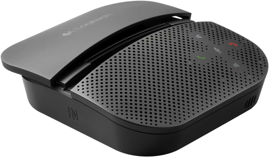 Logitech P710e Speakerphone Kabellose Freisprecheinrichtung, Lautsprecher mit Bluetooth- & NFC-Verbi
