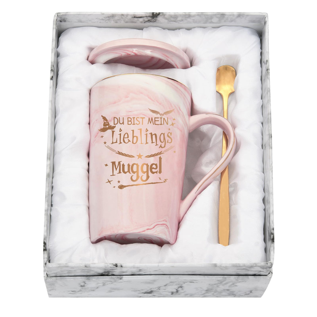 Lustige Harry Geschenke Tasse mit Spruch Du bist mein Lieblings Muggel, Geschenk für Freunde Freundi
