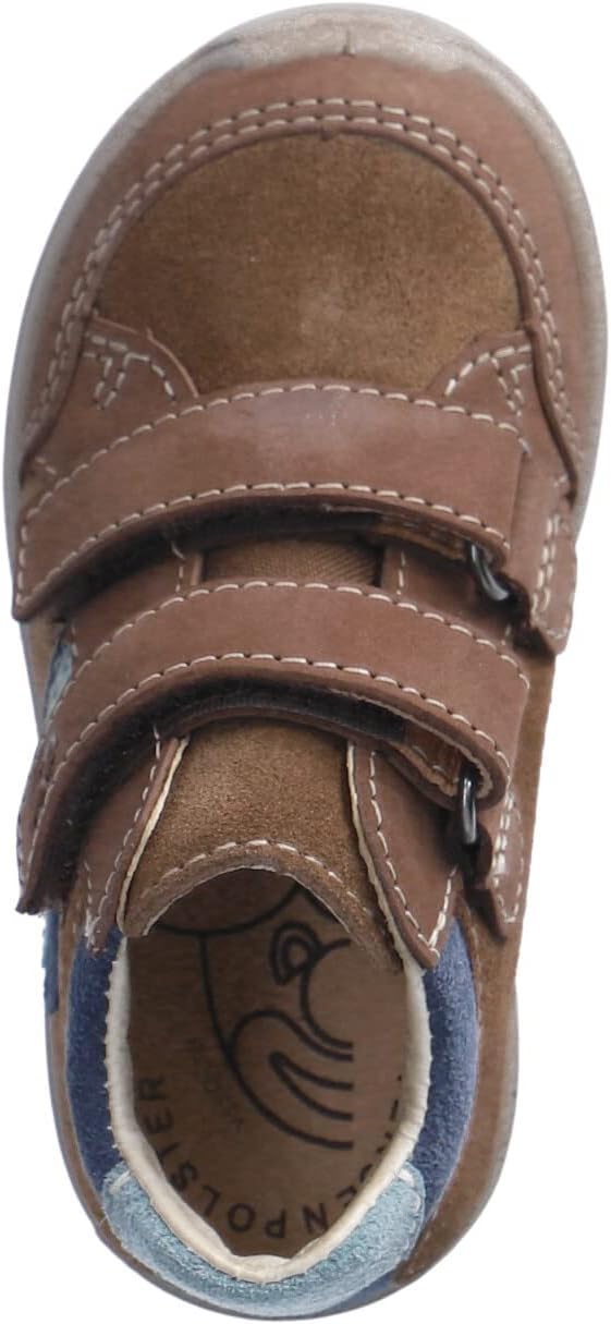 RICOSTA Kimo 2101302-550 Kaktus Suede/Nubuck Leather Childrens Rip Tape Water Resistant Ankle Boots
