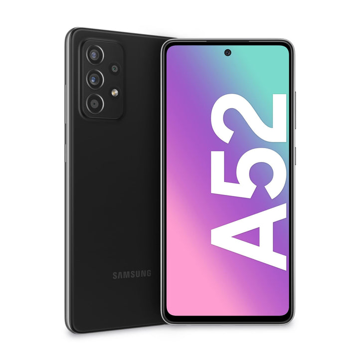 Samsung Galaxy A52 Smartphone, 6,5-Zoll-FHD+ Infinity-O-Display, 6 GB RAM und 128 GB erweiterbarer i