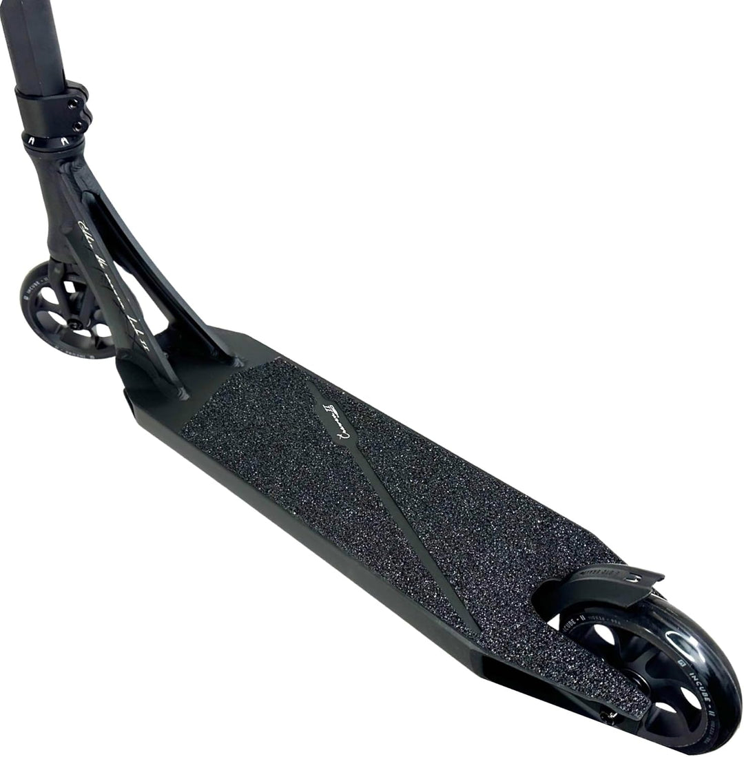 Ethic Erawan Stunt-Scooter komplett H=85cm + Fantic26 Sticker Schwarz, Schwarz