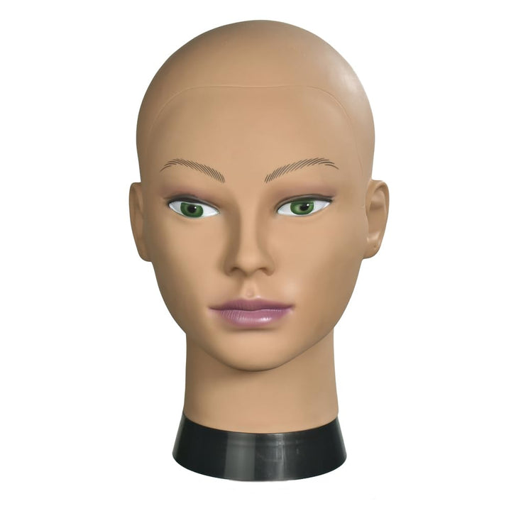 RSM Mannequin-Kopf, weiblich ohne Haare, zum Üben für Perückenherstellung und Ausstellen von Perücke