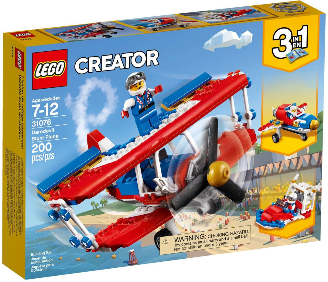 Lego Creator 31076 Tollkühner Flieger, Doppeldecker, Bunt