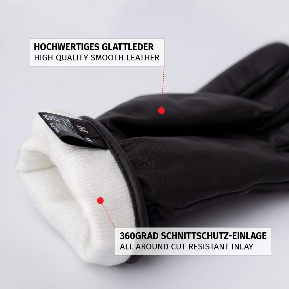 PzFst 8781 Polizei Premium Winter-Einsatzhandschuh mit 360 Grad Schnittschutz XL, XL