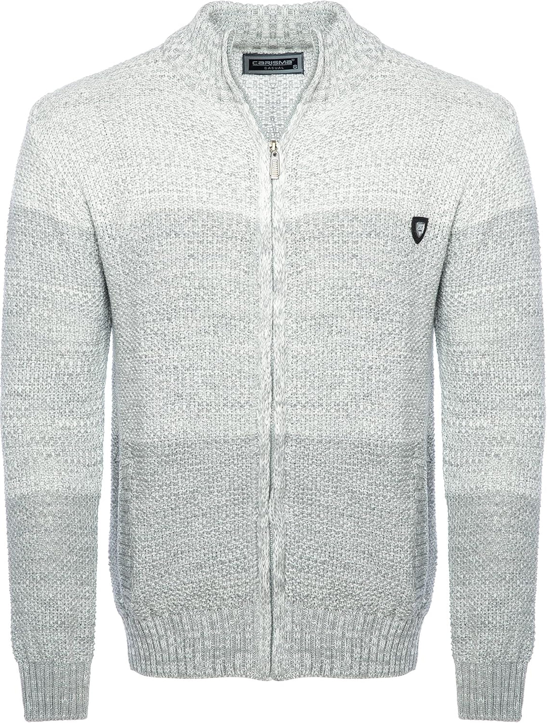 Carisma Herren Strickjacke für Winter und Übergang ? Angenehme Männer Freizeit-Jacke mit Farbverlauf