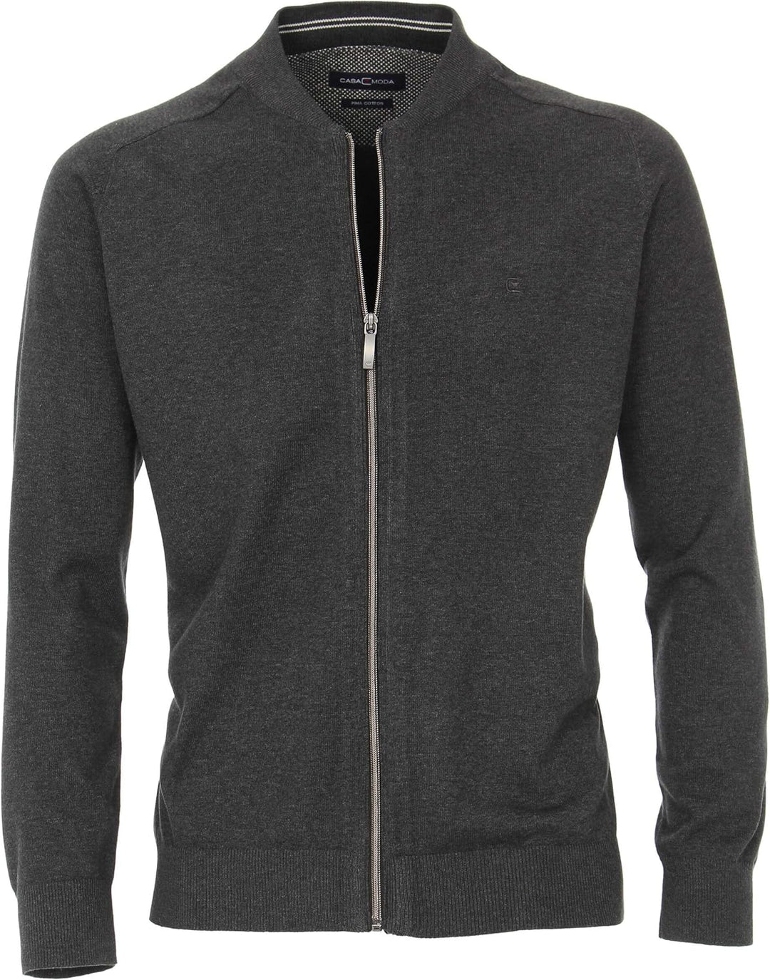 CASAMODA Strickjacke Uni, S Grau