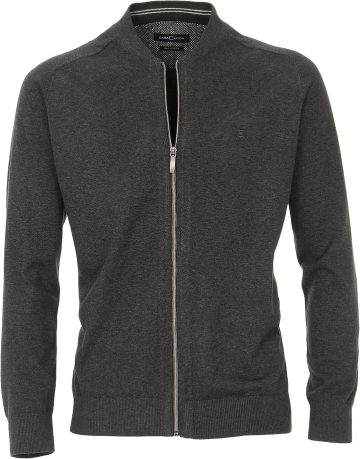 CASAMODA Strickjacke Uni, S Grau