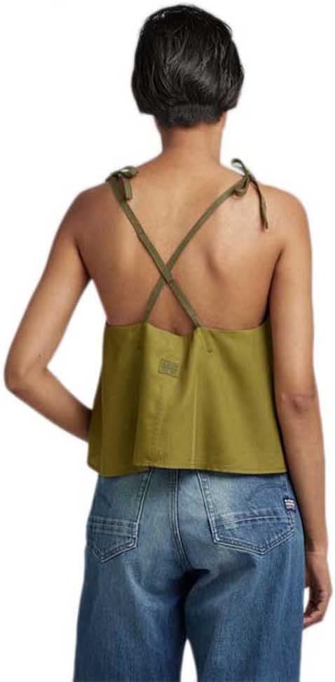 G-STAR Damen Shirt para Simple Tank S Grün (Avocado D23312-d297-d612), S Grün (Avocado D23312-d