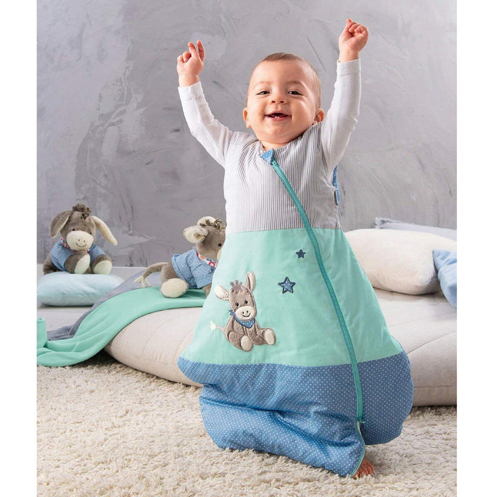 Sterntaler Funktionsschlafsack für Kleinkinder, Esel Emmi, Ganzjährig, Wärmeregulierung, Reissversch