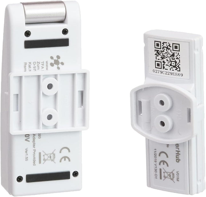 TFA Dostmann Weatherhub Starter-Set mit Temperatursender, 31.4001.02, SmartHome, einfach installierb