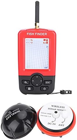 100 Mt ABS Fish Finder Wireless Sonar Sensor Echolot für Nachtfischen Wasserreservoir