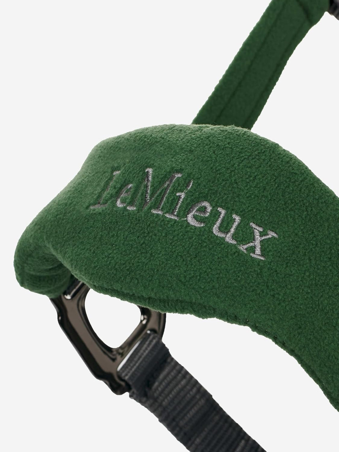 Lemieux Vogue Fleece Headcollar & Rope Volle Grösse Hunter Green, Volle Grösse Hunter Green