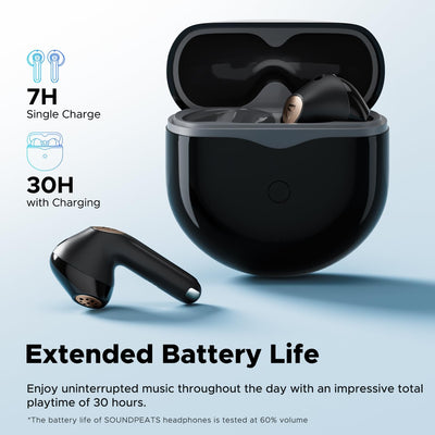 SoundPEATS Kabellose Kopfhörer - Air4 Lite Hi-Res Audio-Ohrhörer mit Bluetooth 5.3 und LDAC-Codec, 6