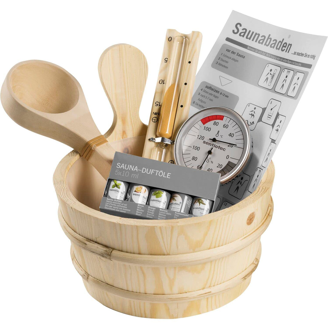 Base Sauna Zubehör-Box, 11-teilig