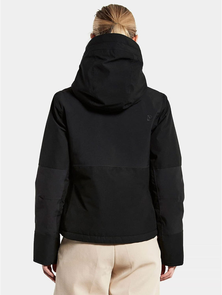 Didriksons Damen Winterjacke Celia Grösse: 36 Schwarz, Grösse: 36 Schwarz
