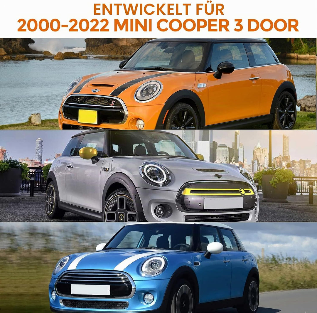 Autoabdeckung Vollgarage Ersatz für Mini Cooper 3 Doors 2000-2024, 300D Allwetter Reflektierende Aut