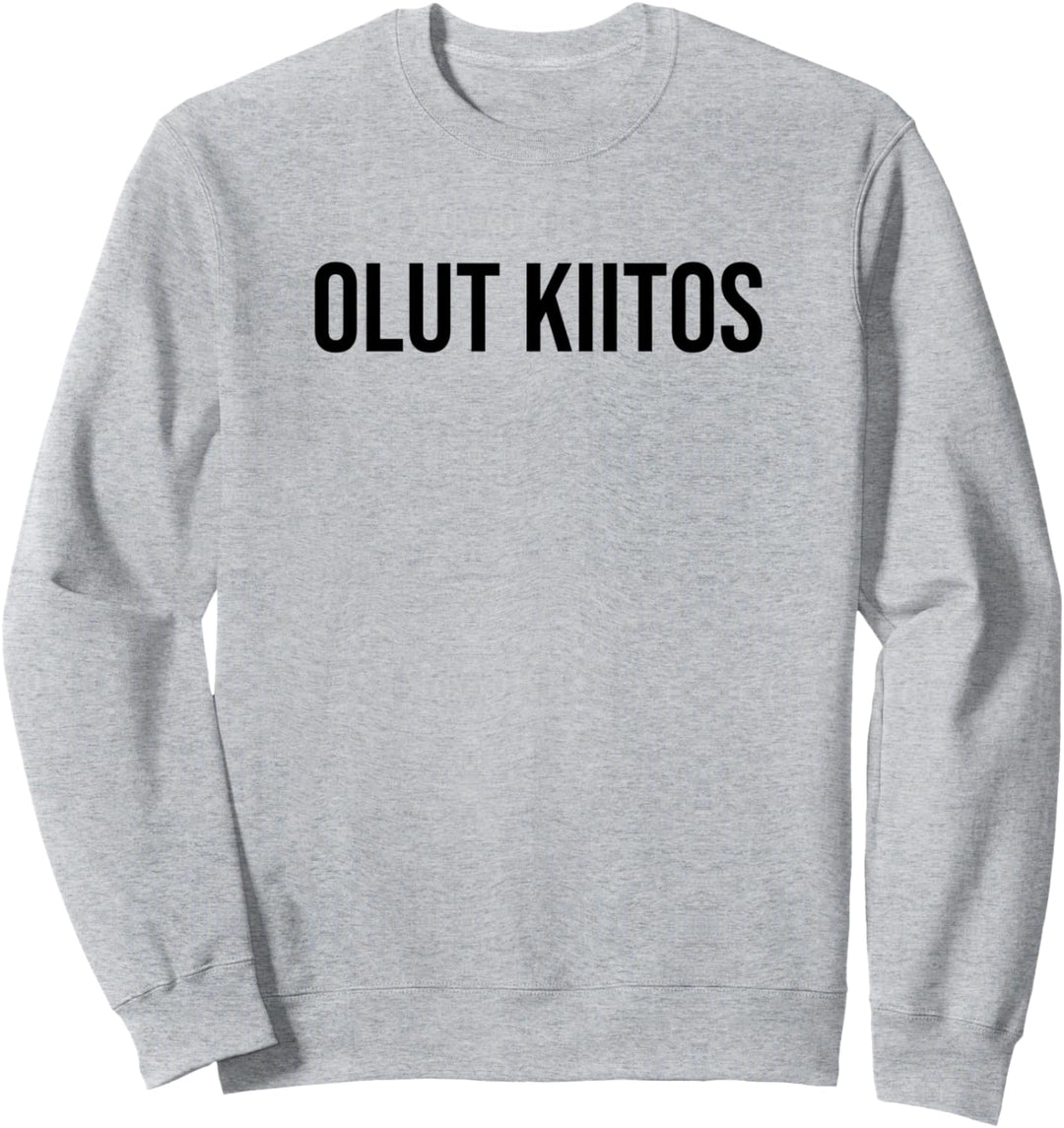 (Ein) Bier bitte auf Finnisch Finnland Bier Sweatshirt