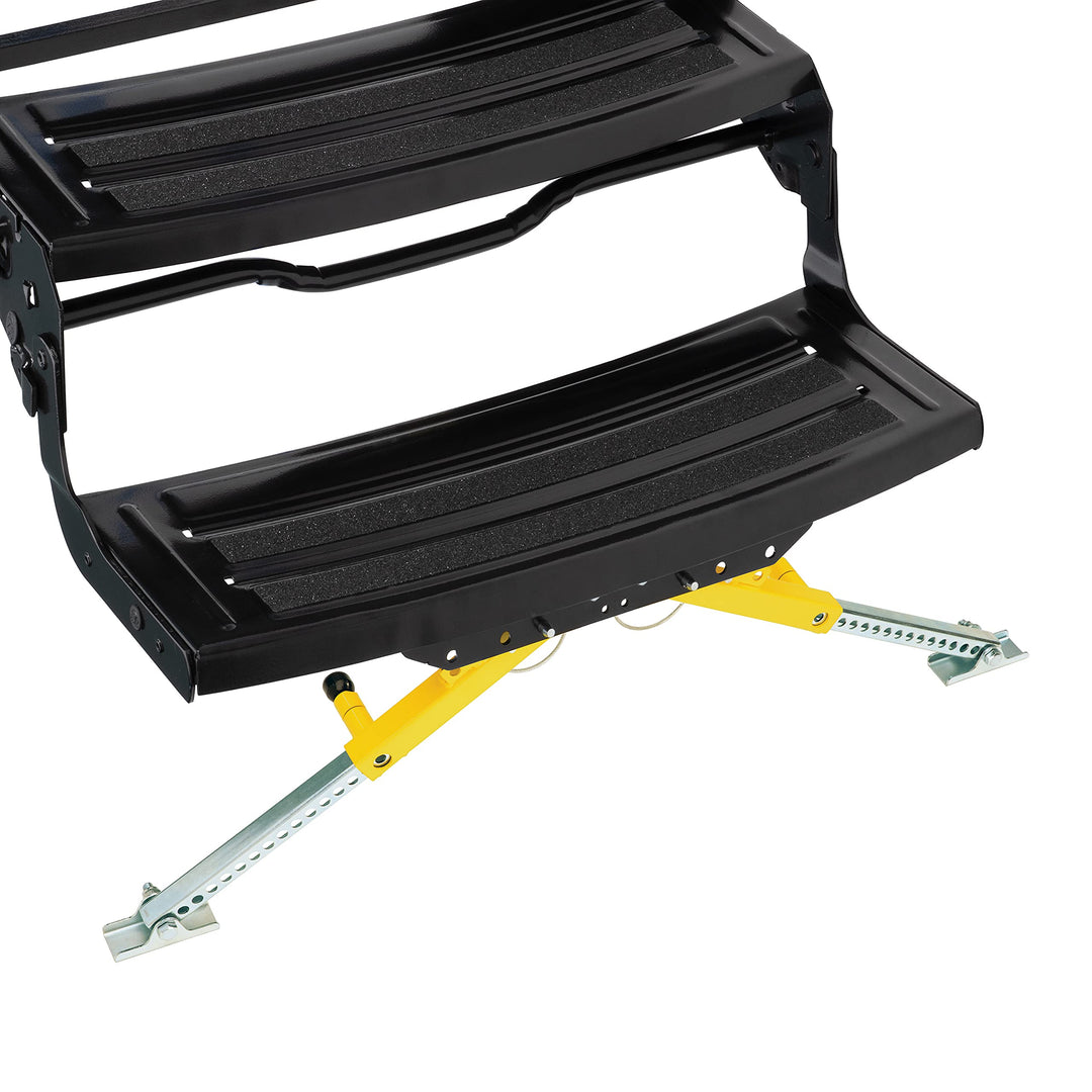 Lippert Solid Stance RV-Trittstabilisator-Set für 5. Räder, Reiseanhänger und Wohnmobile, Stabilisat