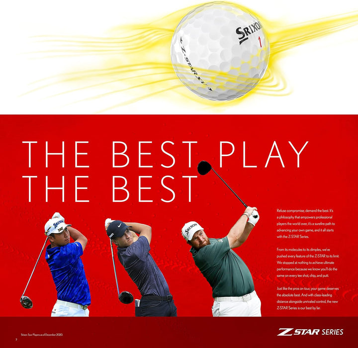 Srixon Z-Star Xv Golfbälle Einheitsgrösse Weiss, Einheitsgrösse Weiss