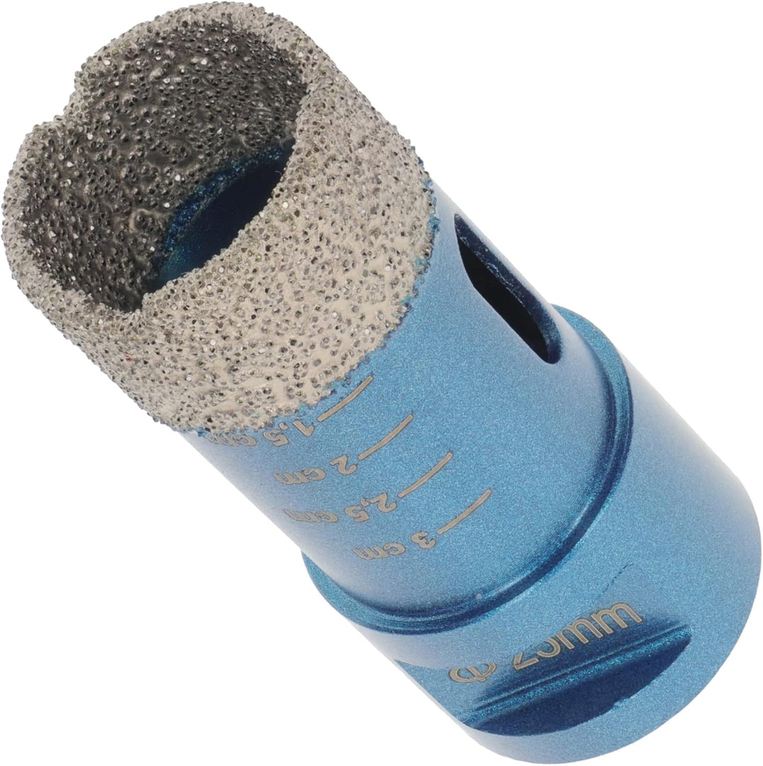 PRODIAMANT Diamant Bohrer Fliese 25mm x M14 trockenbohren von Fliese, Feinsteinzeug, Keramik, Naturs