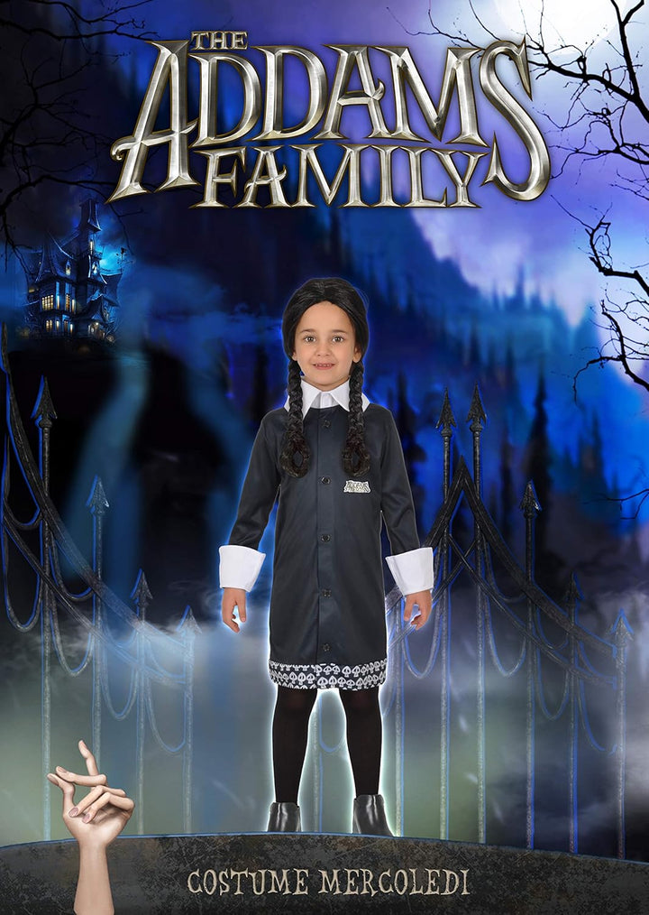 Ciao- Addams Family costume disguise fancy dress official Addams Family 5-7 Jahre Wednesday, 5-7 Jah