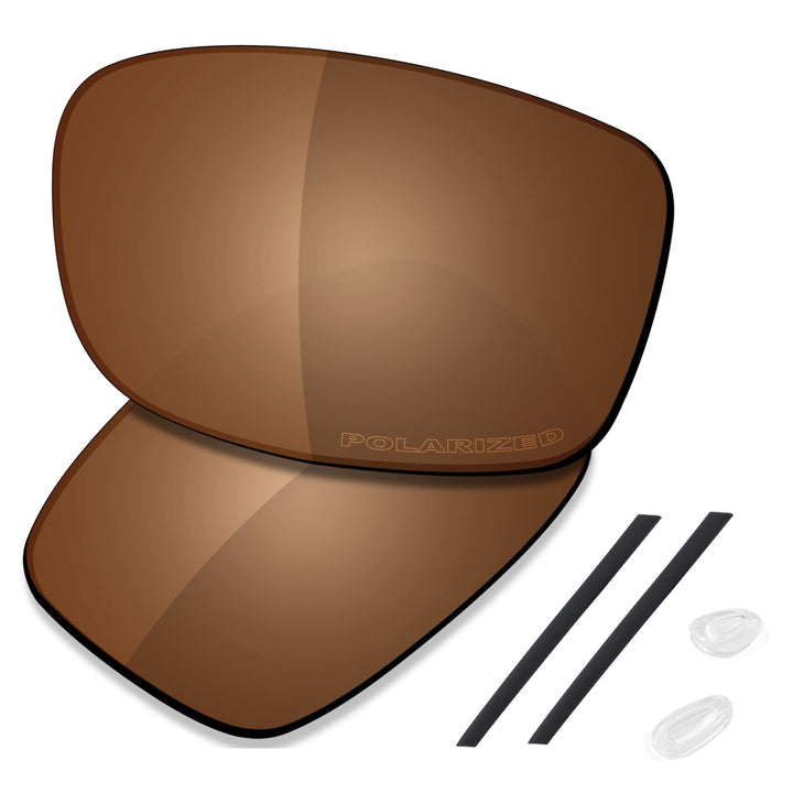 Saucer Premium Ersatzgläser und Gummi-Sets für Oakley Gauge 8 M OO4124-57 mm Sonnenbrille High Defin