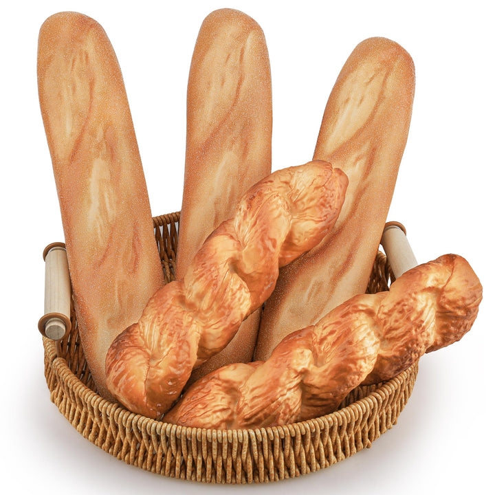 5 Stück Simuliertes Künstliche Brot Satz Dekoration Lebensecht Fauxpas Laibchen Realistische Gefälsc