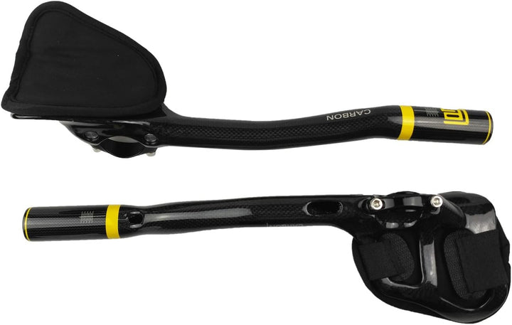 PLATT Fahrradlenker 31,8 Carbonlenker Renn/Triathlonlenker Aerobar Lenkeraufsatz Tri Bar, 3K Glossy