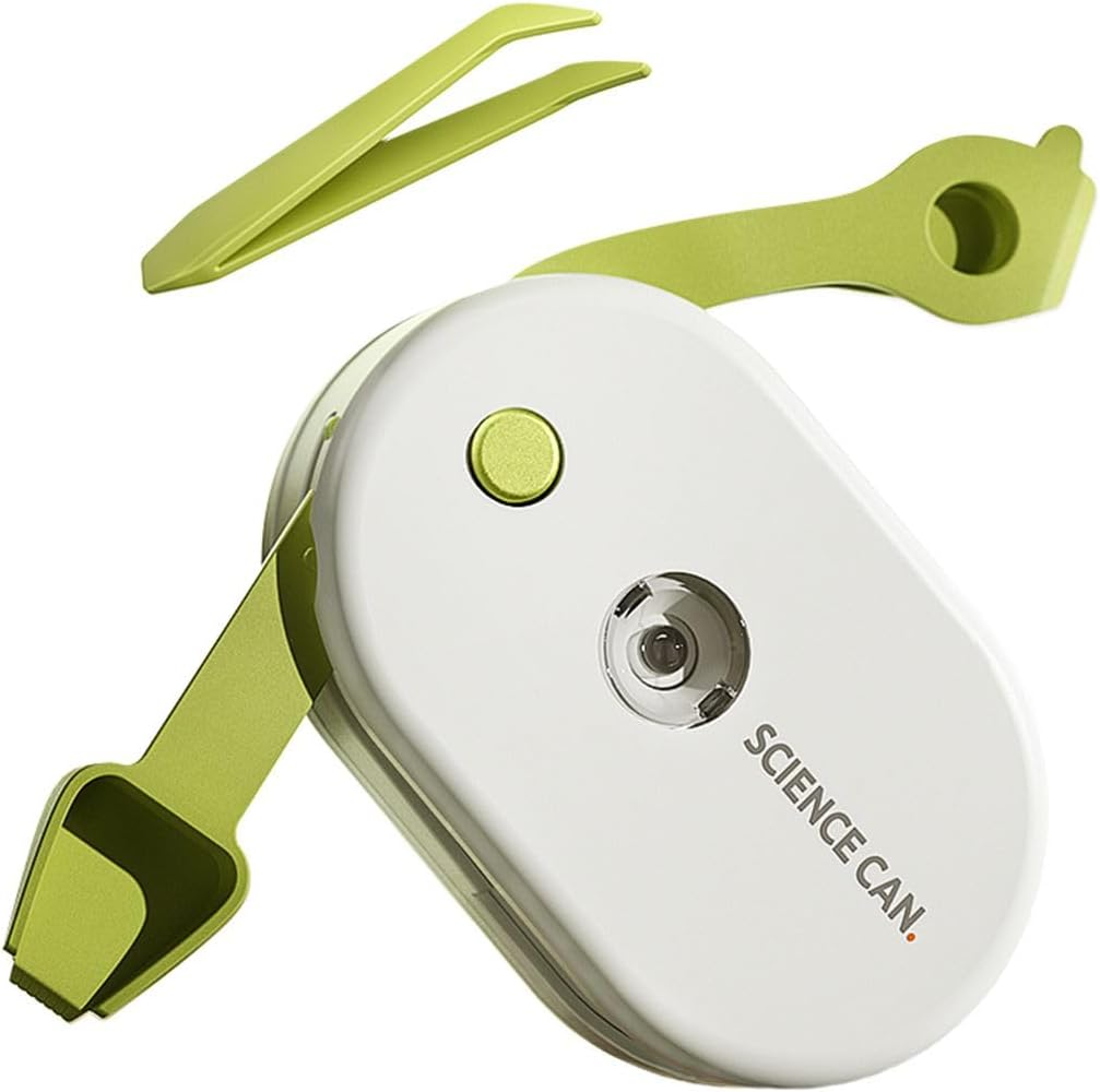 ScienceCan Mikroskop 250 Entdeckerset (Tragbares Mikroskop inkl. Ständer, Pinzette, Schaufel, Objekt