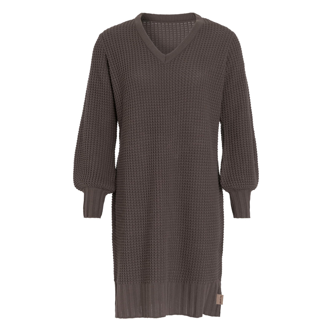 KNIT FACTORY - Robin Strickkleid - Cappuccino - 40/42 40-42 Cappuccino, 40-42 Cappuccino