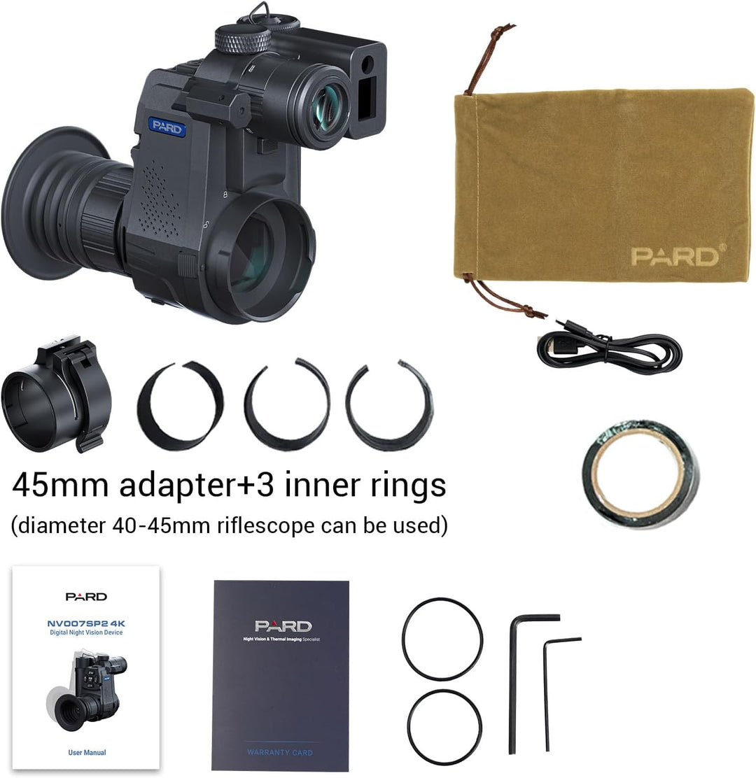 PARD Nachtsicht Monokular, Nachtsichtbrille mit IR 850 nm und 940 nm, Bildaufzeichnung und Videowied