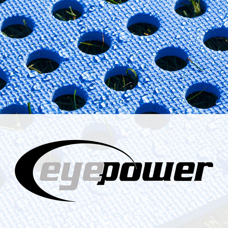 EYEPOWER 4 Grosse Matten: 1m² Poolunterlage 50x50 Antirutschmatte Boden Poolmatte - Pool Unterlage O