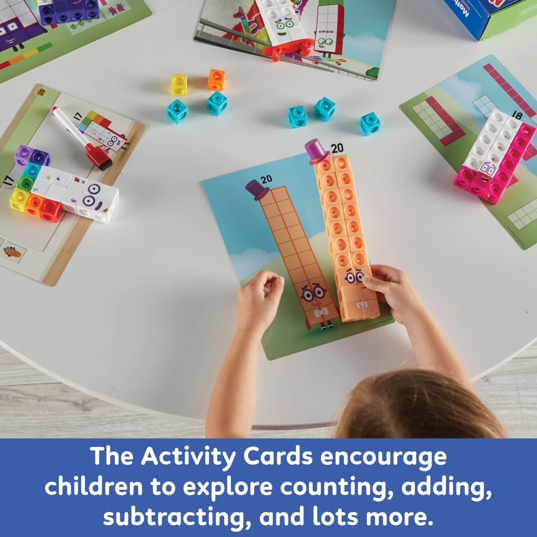 Learning Resources MathLink-Steckwürfel Numberblocks Aktivitätsset 11-20, 30 Numberblocks-Aktivitäte