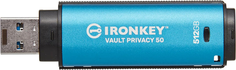 Kingston IronKey Vault Privacy 50 FIPS 197-zertifizierter und mit XTS-AES 256-Bit verschlüsselter US