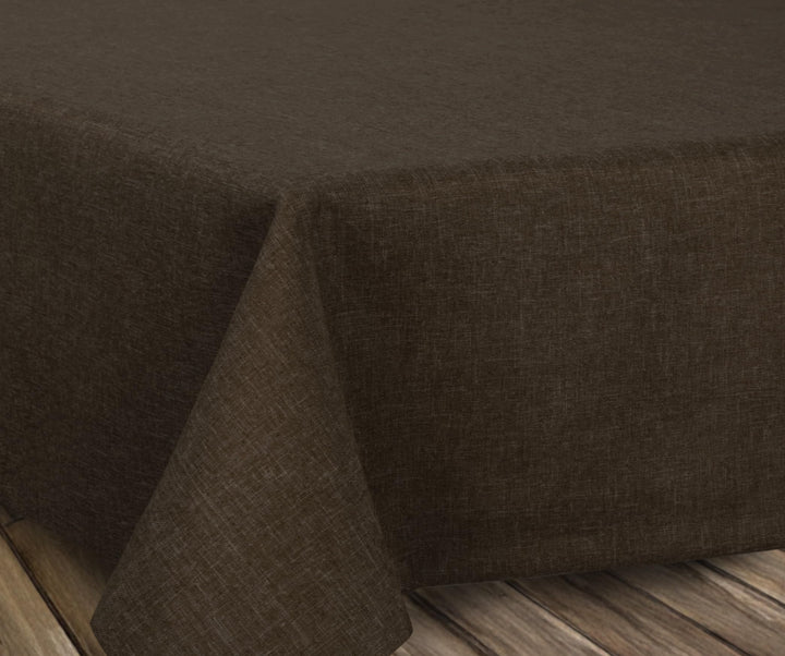 BEAUTEX fleckenabweisende und bügelfreie Tischdecke - Tischtuch mit Lotuseffekt - Tischwäsche in Lei
