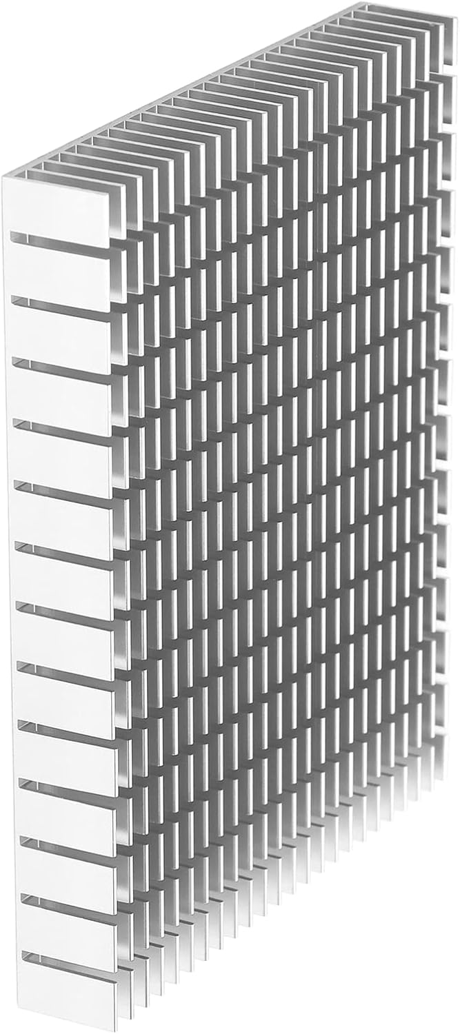 Eujgoov Aluminium Kühlkörper, PC Kühlrippen Heatsink 150x120x20mm Kühlung Kühlerkühlung für CPU Leis
