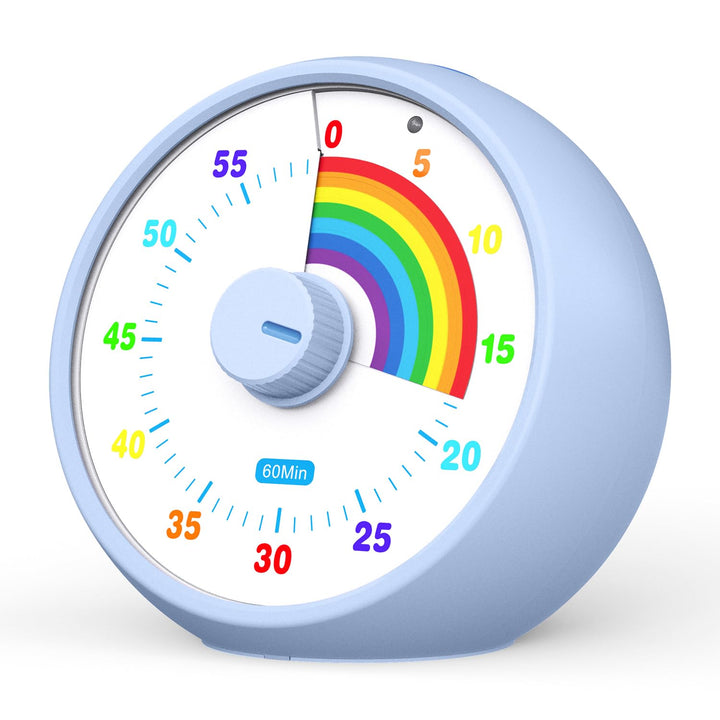 Visueller Timer für Kinder, 60-Minuten Countdown für Klassenzimmer Büro Küche, Schreibtisch Timer Ki
