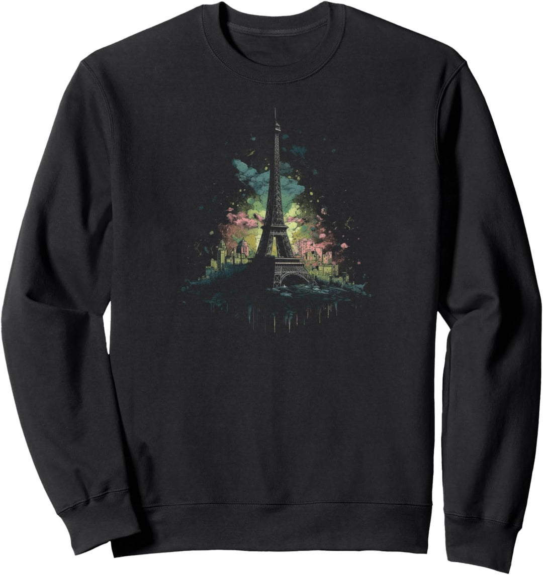 Ich liebe Paris Eiffelturm Frankreich Sweatshirt