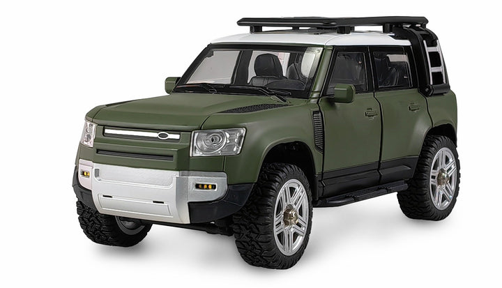 Amewi D110X24 Metall Scale RC Crawler ferngesteuertes Auto 4WD 1:24 RTR grün, grün