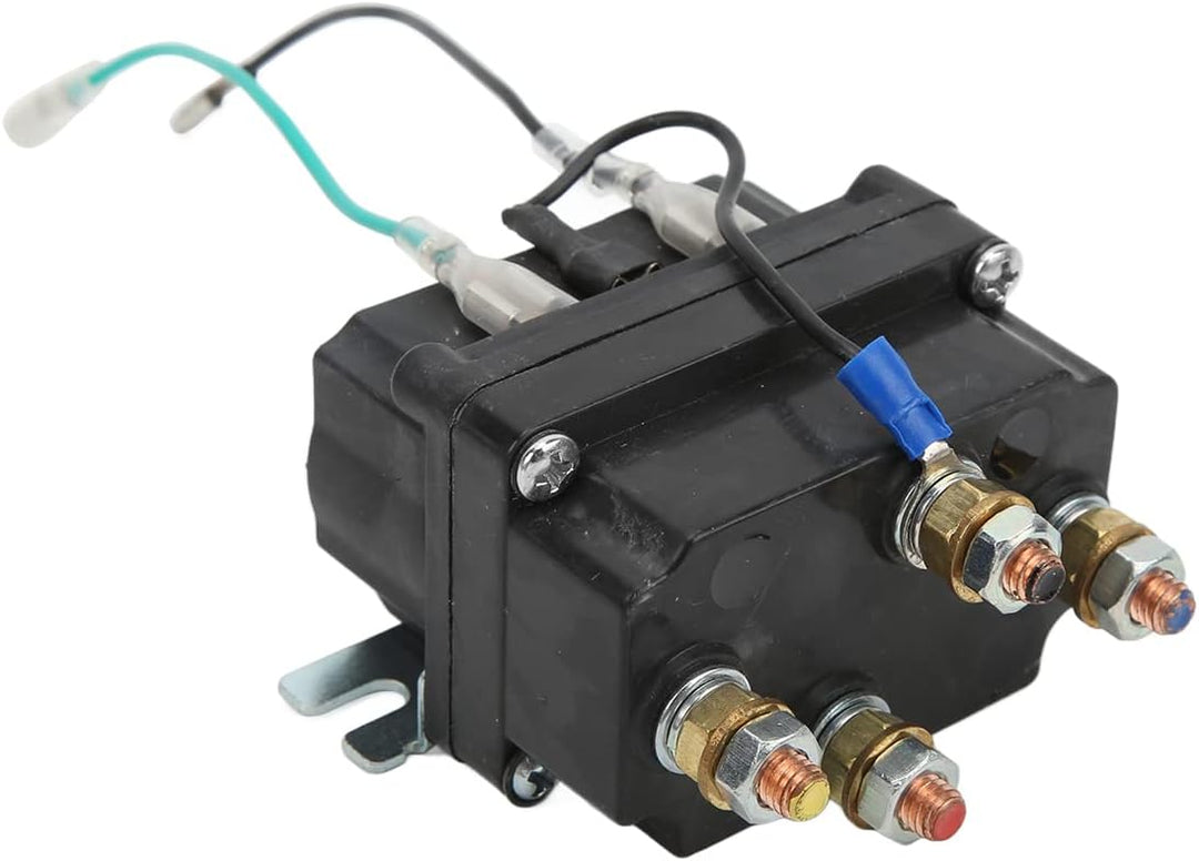 Yctze Elektrisches Windenrelais, Metall 250A 12V Windenrelais für 2000lb-5000lb ATV UTV (schwarz Bes