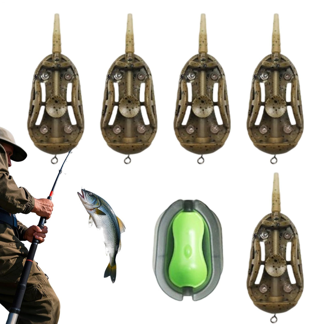 Method Feeders Für Karpfenangeln - Method Feeder Rig Set,Rostfreies Fischfangzubehör Set Für Teich F