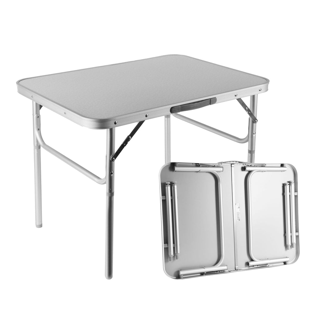 Gartentisch klappbar | Wetterfester Aluminium und Kunststoff | Camping Klapptisch für 1-2 Personen |