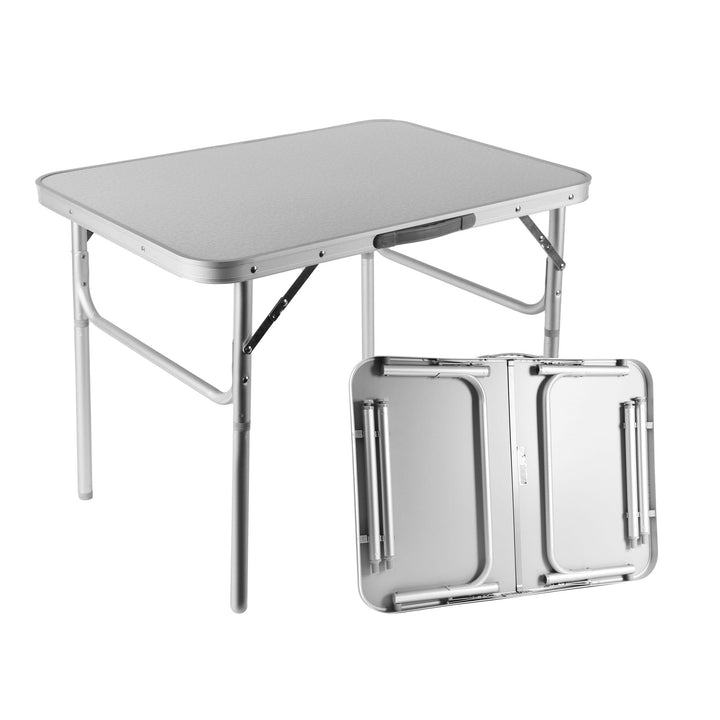Gartentisch klappbar | Wetterfester Aluminium und Kunststoff | Camping Klapptisch für 1-2 Personen |